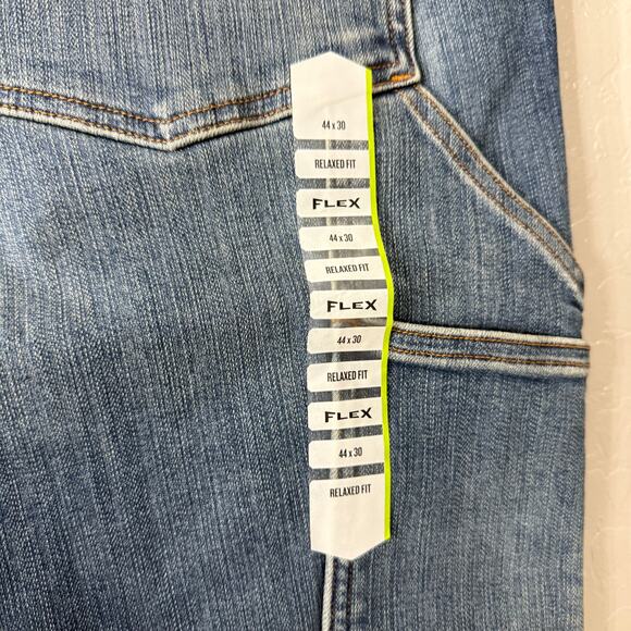Duluth Trading Mens Ballroom Double Flex Relaxed Fit Carpenter Jeans, 44x30 - Picture 4 of 7